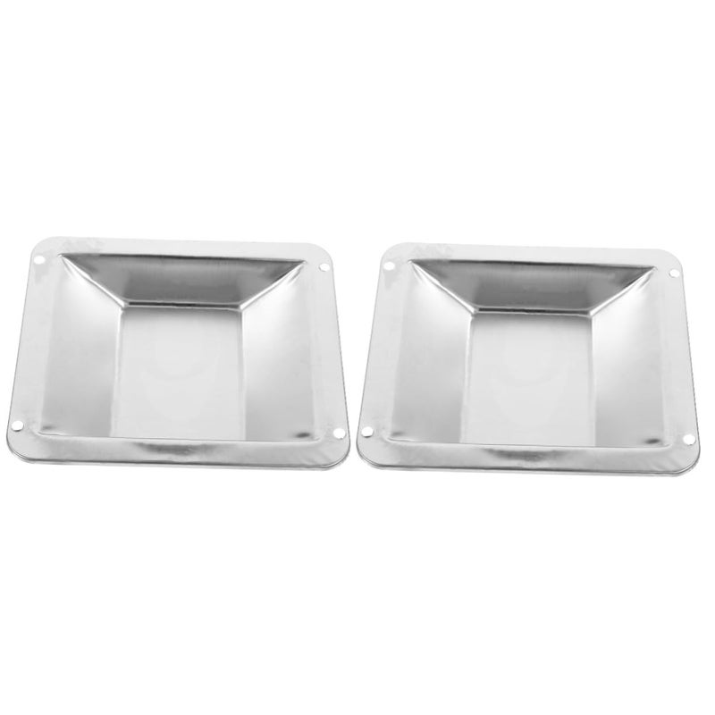 2 قطعة من صندوق الرماد الخارجي الفولاذ المقاوم للصدأ وسلة المهملات مع غطاء حاوية أعقاب السجائر - Image 1